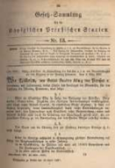 Gesetz-Sammlung für die Königlichen Preussischen Staaten. 1897.04.13 No13