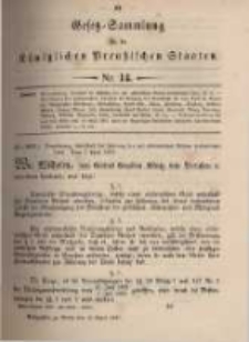 Gesetz-Sammlung für die Königlichen Preussischen Staaten. 1897.04.22 No14