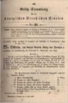 Gesetz-Sammlung für die Königlichen Preussischen Staaten. 1897.07.09 No28