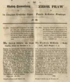 Gesetz-Sammlung f&uuml;r die K&ouml;niglichen Preussischen Staaten. 1847.09.30 No36
