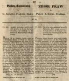 Gesetz-Sammlung für die Königlichen Preussischen Staaten. 1847.11.26 No41