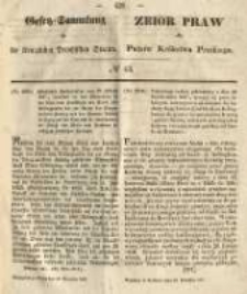 Gesetz-Sammlung f&uuml;r die K&ouml;niglichen Preussischen Staaten. 1847.12.16 No43