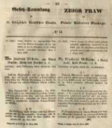 Gesetz-Sammlung f&uuml;r die K&ouml;niglichen Preussischen Staaten. 1850.03.18 No14