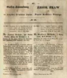 Gesetz-Sammlung für die Königlichen Preussischen Staaten. 1850.03.30 No20