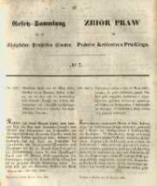 Gesetz-Sammlung f&uuml;r die K&ouml;niglichen Preussischen Staaten. 1851.04.11 No7