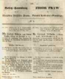 Gesetz-Sammlung f&uuml;r die K&ouml;niglichen Preussischen Staaten. 1851.04.17 No8