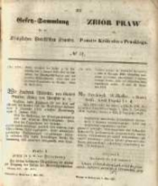 Gesetz-Sammlung f&uuml;r die K&ouml;niglichen Preussischen Staaten. 1851.05.07 No11