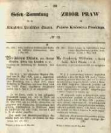Gesetz-Sammlung für die Königlichen Preussischen Staaten. 1851.05.10 No12