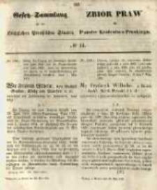 Gesetz-Sammlung f&uuml;r die K&ouml;niglichen Preussischen Staaten. 1851.05.22 No14