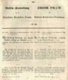 Gesetz-Sammlung f&uuml;r die K&ouml;niglichen Preussischen Staaten. 1851.07.09 No26