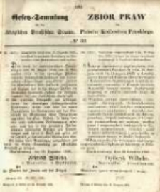 Gesetz-Sammlung f&uuml;r die K&ouml;niglichen Preussischen Staaten. 1851.11.24 No39