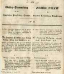 Gesetz-Sammlung f&uuml;r die K&ouml;niglichen Preussischen Staaten. 1851.12.17 No41