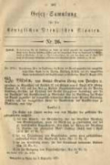 Gesetz-Sammlung f&uuml;r die K&ouml;niglichen Preussischen Staaten. 1878.09.05 No26