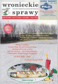 Wronieckie Sprawy 1999.12.19 R.10 Nr23(130)