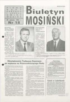 Biuletyn Mosiński 1994.08.25 Nr18