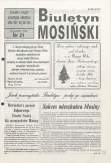 Biuletyn Mosiński 1994.12.20 Nr21