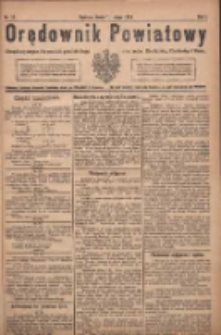 Orędownik Powiatowy: urzędowy organ dla powiatu grodziskiego oraz miast Grodziska, Opalenicy i Buku 1920.02.11 R.1 Nr12