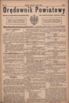 Orędownik Powiatowy: urzędowy organ dla powiatu grodziskiego oraz miast Grodziska, Opalenicy i Buku 1920.02.21 R.1 Nr15