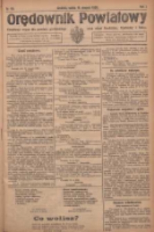 Orędownik Powiatowy: urzędowy organ dla powiatu grodziskiego oraz miast Grodziska, Opalenicy i Buku 1920.08.14 R.1 Nr65