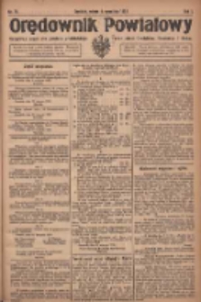 Orędownik Powiatowy: urzędowy organ dla powiatu grodziskiego oraz miast Grodziska, Opalenicy i Buku 1920.09.04 R.1 Nr71