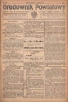 Orędownik Powiatowy: urzędowy organ dla powiatu grodziskiego oraz miast Grodziska, Opalenicy i Buku 1920.12.15 R.1 Nr100
