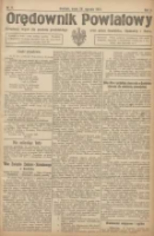 Orędownik Powiatowy: urzędowy organ dla powiatu grodziskiego oraz miast Grodziska, Opalenicy i Buku 1921.01.26 R.2 Nr8
