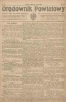 Orędownik Powiatowy: urzędowy organ dla powiatu grodziskiego oraz miast Grodziska, Opalenicy i Buku 1921.02.05 R.2 Nr11