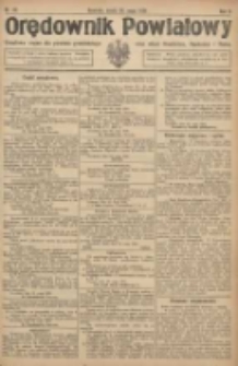 Orędownik Powiatowy: urzędowy organ dla powiatu grodziskiego oraz miast Grodziska, Opalenicy i Buku 1921.05.25 R.2 Nr42