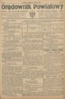 Orędownik Powiatowy: urzędowy organ dla powiatu grodziskiego oraz miast Grodziska, Opalenicy i Buku 1921.06.25 R.2 Nr51