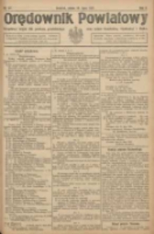 Orędownik Powiatowy: urzędowy organ dla powiatu grodziskiego oraz miast Grodziska, Opalenicy i Buku 1921.07.16 R.2 Nr57