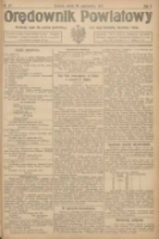 Orędownik Powiatowy: urzędowy organ dla powiatu grodziskiego oraz miast Grodziska, Opalenicy i Buku 1921.10.29 R.2 Nr87