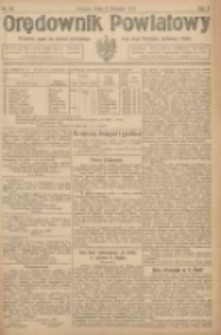 Orędownik Powiatowy: urzędowy organ dla powiatu grodziskiego oraz miast Grodziska, Opalenicy i Buku 1921.11.02 R.2 Nr88