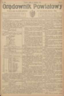 Orędownik Powiatowy: urzędowy organ dla powiatu grodziskiego oraz miast Grodziska, Opalenicy i Buku 1921.11.05 R.2 Nr89