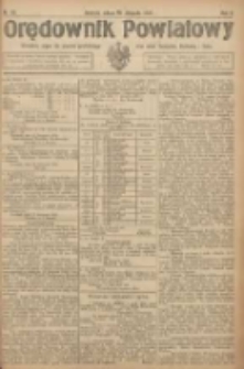 Orędownik Powiatowy: urzędowy organ dla powiatu grodziskiego oraz miast Grodziska, Opalenicy i Buku 1921.11.19 R.2 Nr93