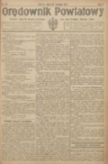 Orędownik Powiatowy: urzędowy organ dla powiatu grodziskiego oraz miast Grodziska, Opalenicy i Buku 1921.11.30 R.2 Nr96