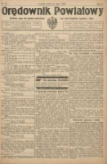 Orędownik Powiatowy: urzędowy organ dla powiatu grodziskiego oraz miast Grodziska, Opalenicy i Buku 1922.02.15 R.3 Nr13