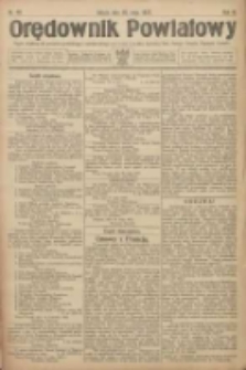 Orędownik Powiatowy: organ urzędowy dla powiatu grodziskiego i nowotomyskiego oraz miast Grodziska, Opalenicy, Buku, Nowego Tomyśla, Zbąszynia i Lw&oacute;wka 1922.05.20 R.3 Nr40