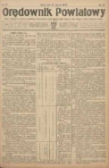 Orędownik Powiatowy: organ urzędowy dla powiatu grodziskiego i nowotomyskiego oraz miast Grodziska, Opalenicy, Buku, Nowego Tomyśla, Zbąszynia i Lw&oacute;wka 1922.06.28 R.3 Nr51