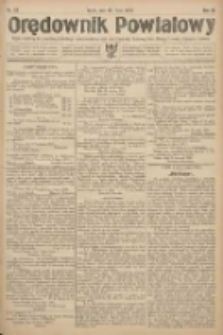 Orędownik Powiatowy: organ urzędowy dla powiatu grodziskiego i nowotomyskiego oraz miast Grodziska, Opalenicy, Buku, Nowego Tomyśla, Zbąszynia i Lw&oacute;wka 1922.07.12 R.3 Nr55