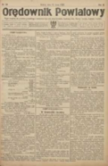 Orędownik Powiatowy: organ urzędowy dla powiatu grodziskiego i nowotomyskiego oraz miast Grodziska, Opalenicy, Buku, Nowego Tomyśla, Zbąszynia i Lw&oacute;wka 1922.07.15 R.3 Nr56