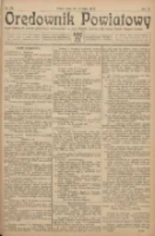 Orędownik Powiatowy: organ urzędowy dla powiatu grodziskiego i nowotomyskiego oraz miast Grodziska, Opalenicy, Buku, Nowego Tomyśla, Zbąszynia i Lwówka 1922.09.16 R.3 Nr74