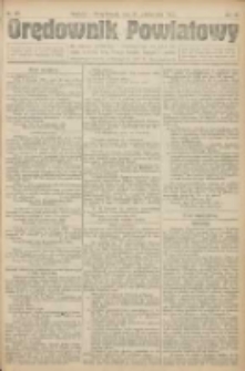 Orędownik Powiatowy: organ urzędowy dla powiatu grodziskiego i nowotomyskiego oraz miast Grodziska, Opalenicy, Buku, Nowego Tomyśla, Zbąszynia i Lw&oacute;wka 1922.10.25 R.3 Nr85