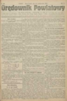 Orędownik Powiatowy: organ urzędowy dla powiatu grodziskiego i nowotomyskiego oraz miast Grodziska, Opalenicy, Buku, Nowego Tomyśla, Zbąszynia i Lwówka 1922.10.28 R.3 Nr86