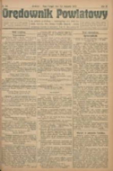 Orędownik Powiatowy: organ urzędowy dla powiatu grodziskiego i nowotomyskiego oraz miast Grodziska, Opalenicy, Buku, Nowego Tomyśla, Zbąszynia i Lw&oacute;wka 1922.11.25 R.3 Nr94