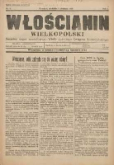 Włościanin Wielkopolski: naczelny organ Zawodowego Wielkopolskiego Związku Włościańskiego 1929.04.07 R.1 Nr2