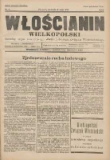 Włościanin Wielkopolski: naczelny organ Zawodowego Wielkopolskiego Związku Włościańskiego 1929.05.26 R.1 Nr9