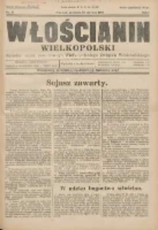 Włościanin Wielkopolski: naczelny organ Zawodowego Wielkopolskiego Związku Włościańskiego 1929.06.23 R.1 Nr13