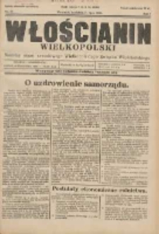 Włościanin Wielkopolski: naczelny organ Zawodowego Wielkopolskiego Związku Włościańskiego 1929.07.21 R.1 Nr17