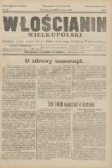 Włościanin Wielkopolski: naczelny organ Zawodowego Wielkopolskiego Związku Włościańskiego 1929.07.28 R.1 Nr18