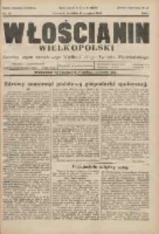 Włościanin Wielkopolski: naczelny organ Zawodowego Wielkopolskiego Związku Włościańskiego 1929.08.18 R.1 Nr21